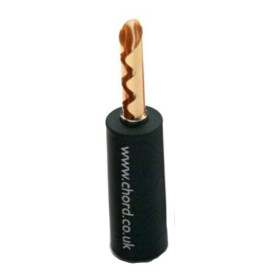 CHORD Banana Plug - Screw Type, Black (Z)