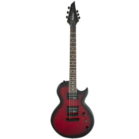 JACKSON JS22 MONARKH RW QUILT MAPLE TOP TRANSPARENT RED