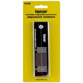 Tonar Cartridge alignment protractor art.4208