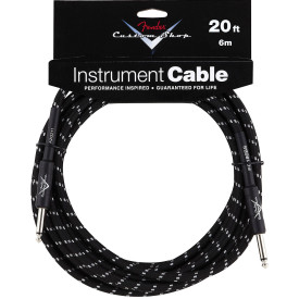 FENDER CUSTOM SHOP CABLE 20 BLACK TWEED