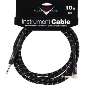 FENDER CUSTOM SHOP PERFORMANCE CABLE 10 ANGLED BTW