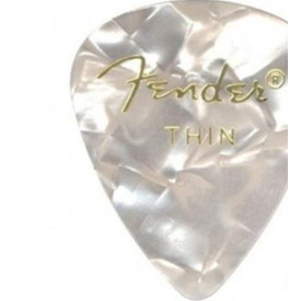 Fender 351 PREMIUM CELLULOID WHITE MOTO THIN