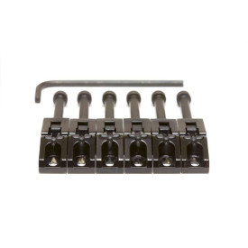 GRAPH TECH PG-0080-B6 STRING SAVER FLOYD ROSE SRYLE SADDLES BLACK (6 pcs)