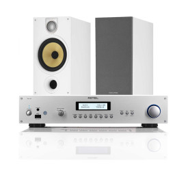 Bowers & Wilkins 685 S2 White + Rotel A-12 Silver
