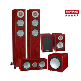 Monitor Audio Silver 200/50/centre150/W12 set 5.1 Rosenut
