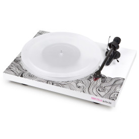 Pro-Ject DEBUT CARBON ESPRIT (DC) PS01 WAVE (2M-Red) - WHITE