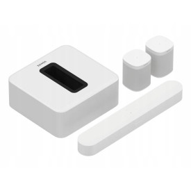 Sonos 5.1. Sonos Beam G2, Sub & One SL White