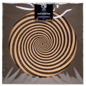 Audio Anatomy Slipmat Spiral Cork - Diameter 295Mm - Thickness 3Mm