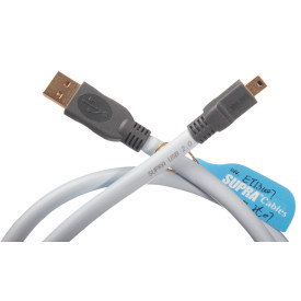 Supra USB 2.0 A-MINI B BLUE 1M