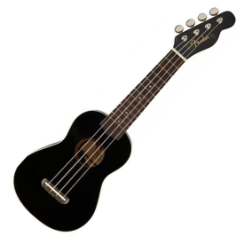 FENDER UKULELE VENICE SOPRANO BLACK WN