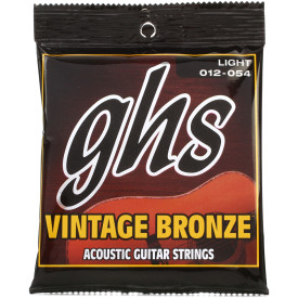 GHS STRINGS GHS STRINGS VINTAGE BRONZE LIGHT SET