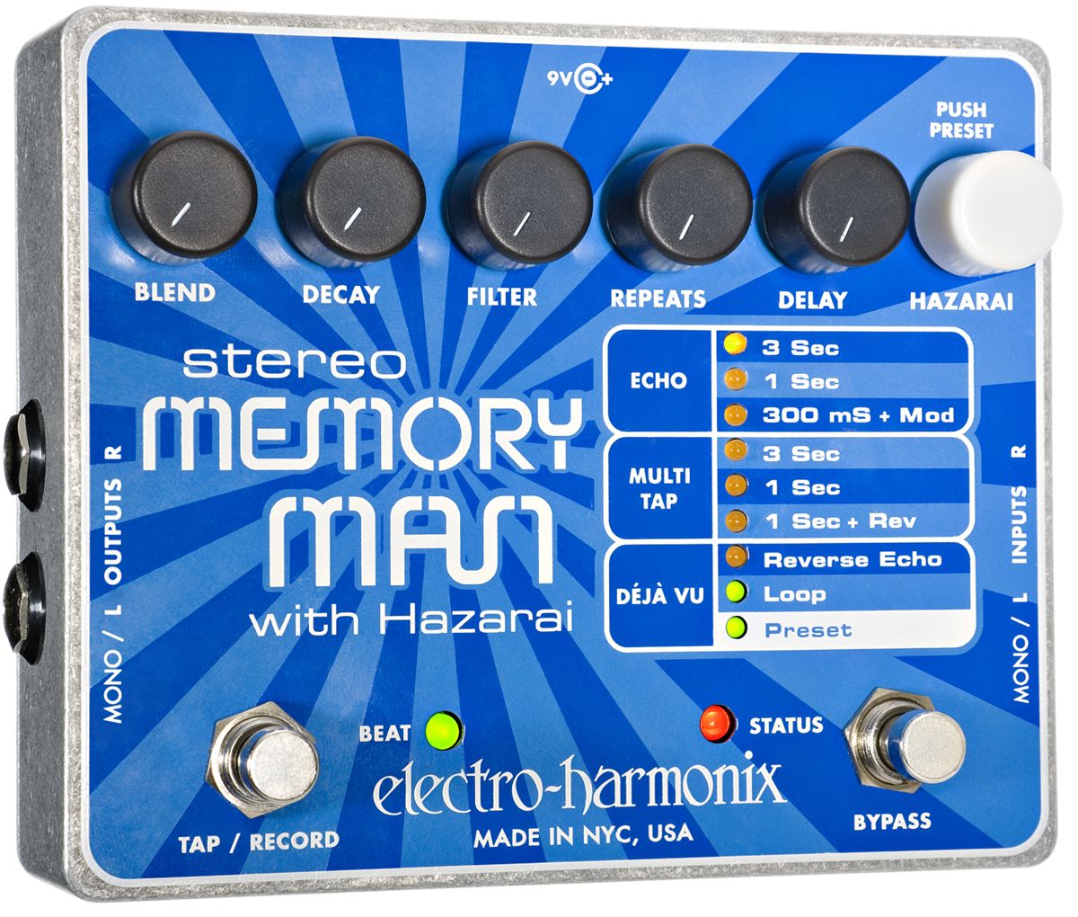 Electro-harmonix Stereo Memory Man with Hazarai