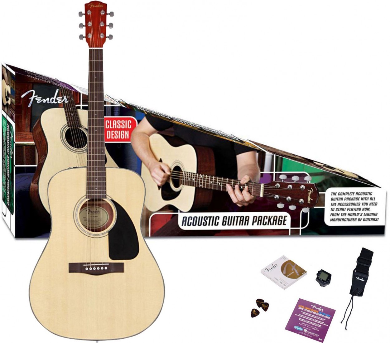 FENDER CD-60 PACK NAT