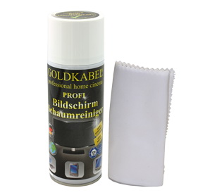 Goldkabel BILDSCHIRMREINIGER Spray + Tuch