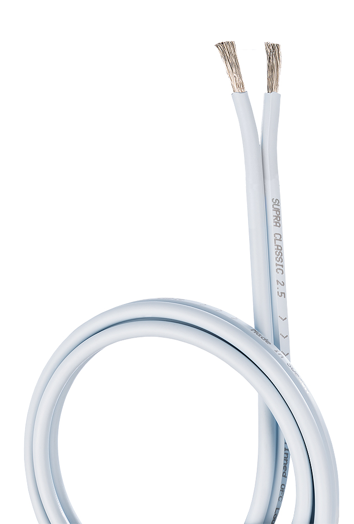Supra Cable CLASSIC 2X2.5 WHITE 10M