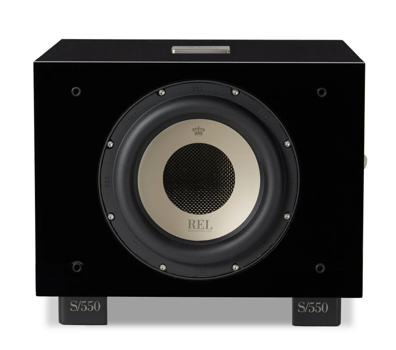REL S550 Piano Black Lacquer