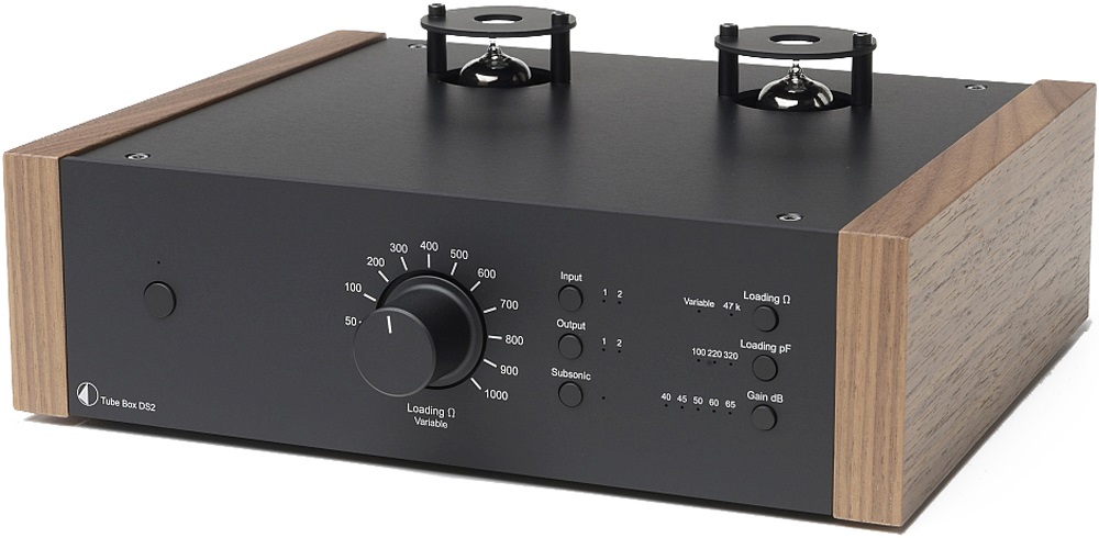 Pro-Ject TUBE BOX DS2 BLACK WALNUT