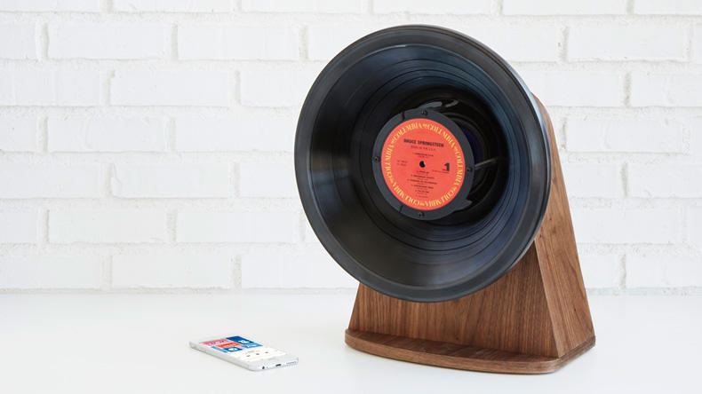Беспроводный ретро граммофон Vintage Vinyl Bluetooth Speaker