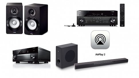 Компоненты Yamaha c Google Ассистент и AirPlay 2