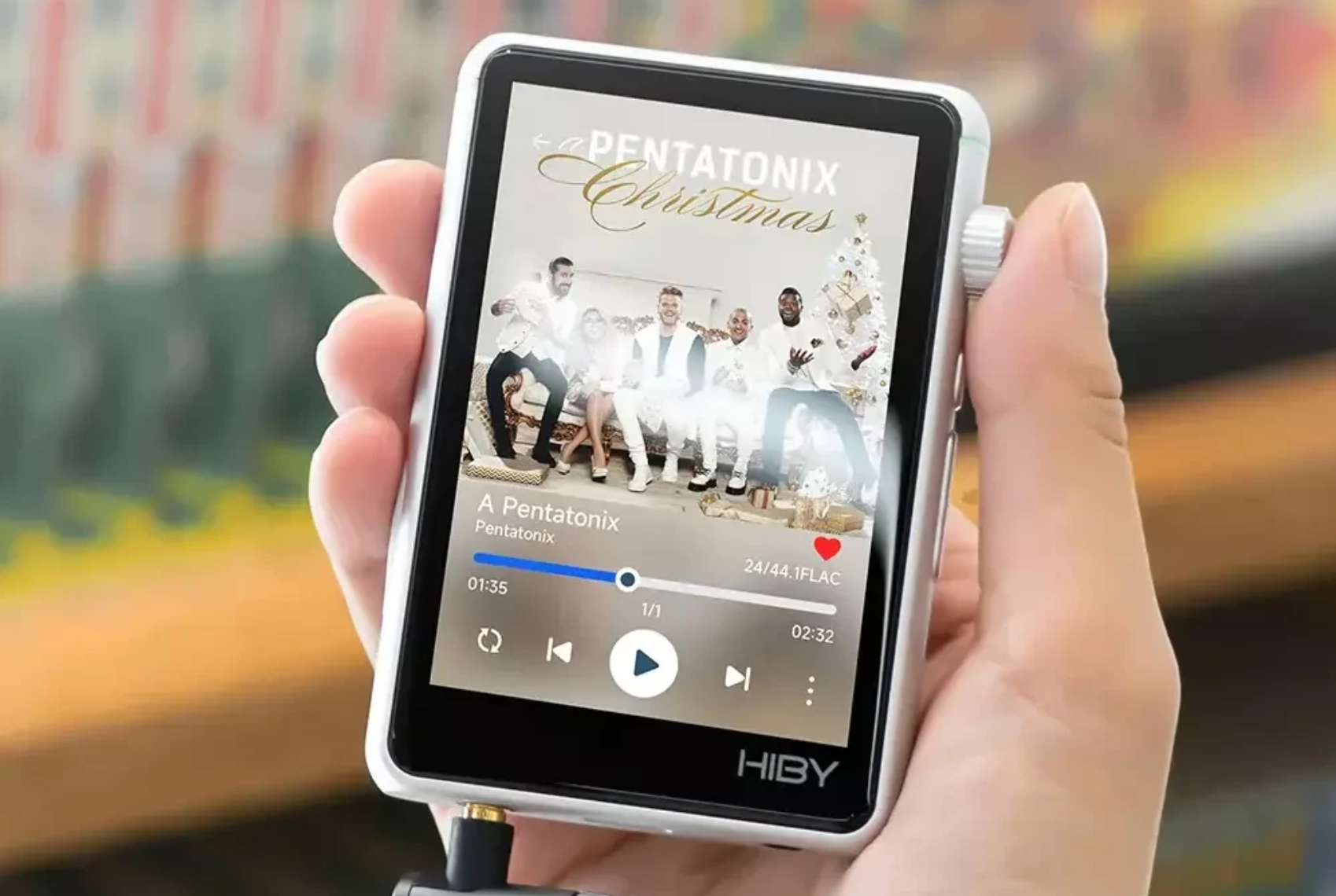 Портативный аудиоплеер высокого разрешения