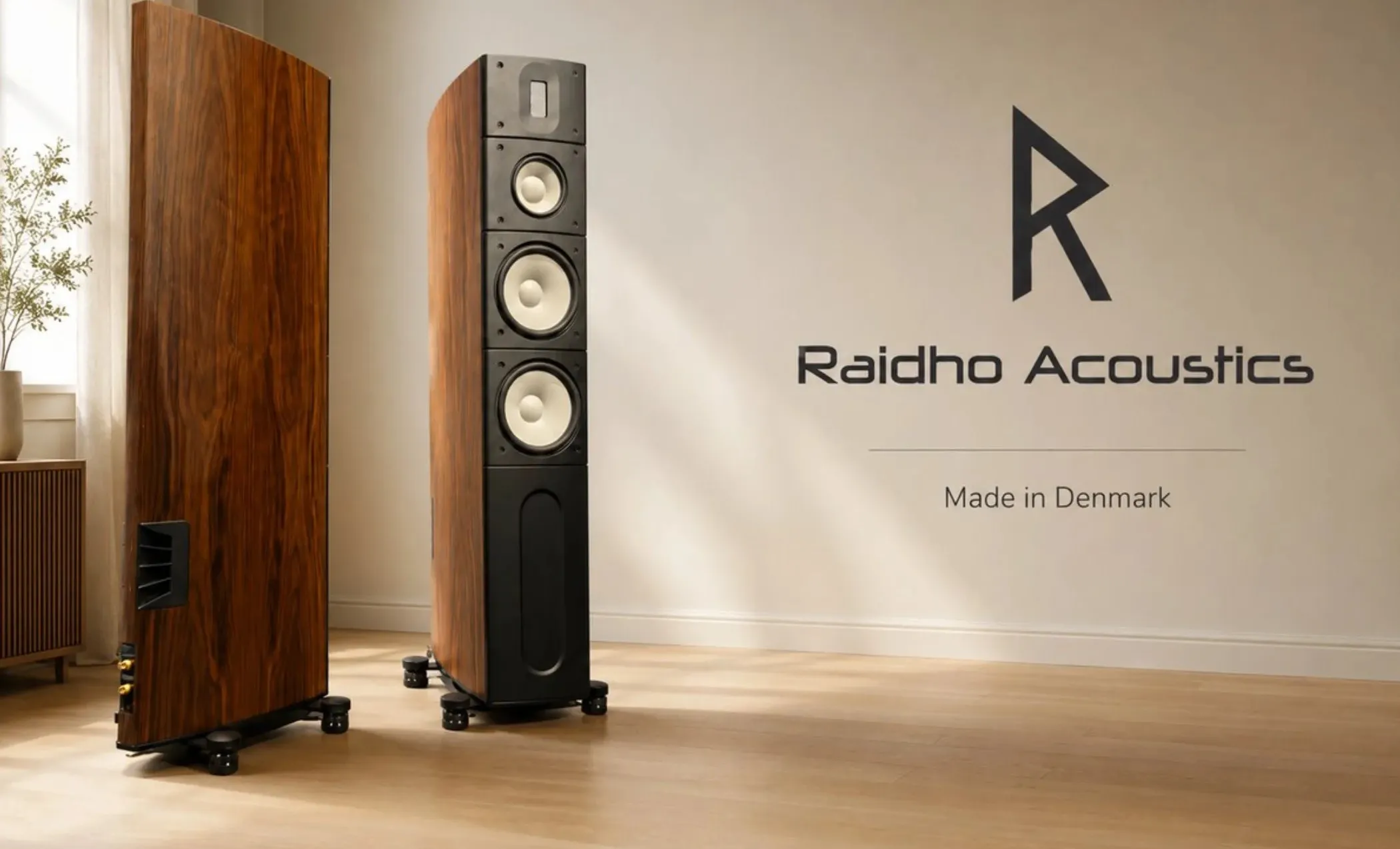 Raidho представила X2.8: новая трехполосная напольная акустика с фирменным ленточным твитером