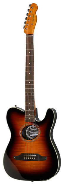 Fender TELECOUSTIC PREMIER FM 3TS