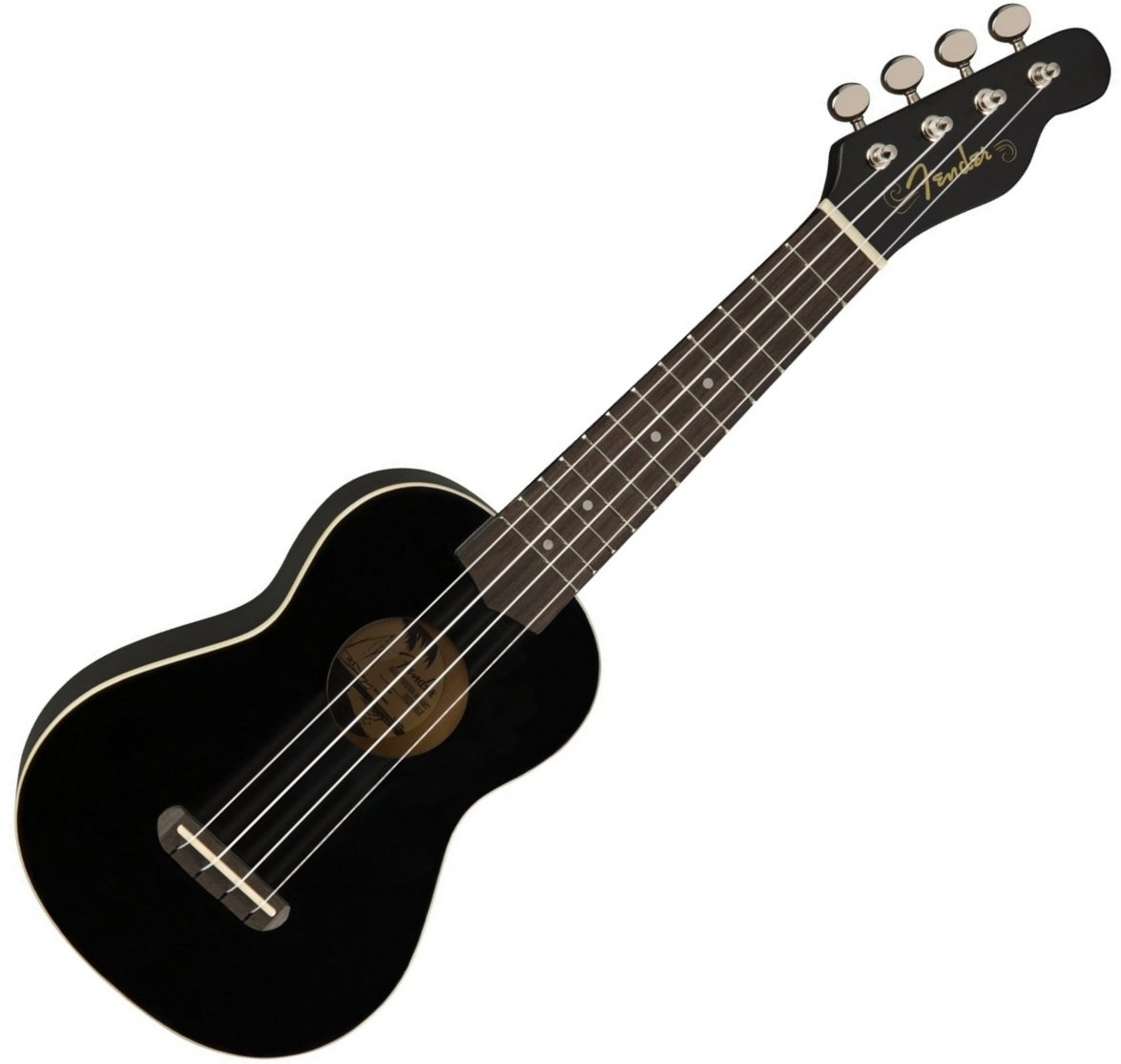 FENDER UKULELE VENICE SOPRANO BLACK