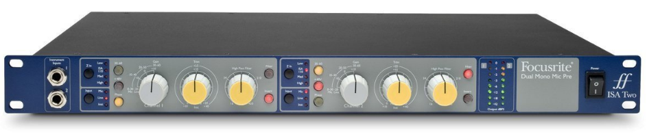 FOCUSRITE ISA TWO Dual Channel ISA Mic pre, 19
