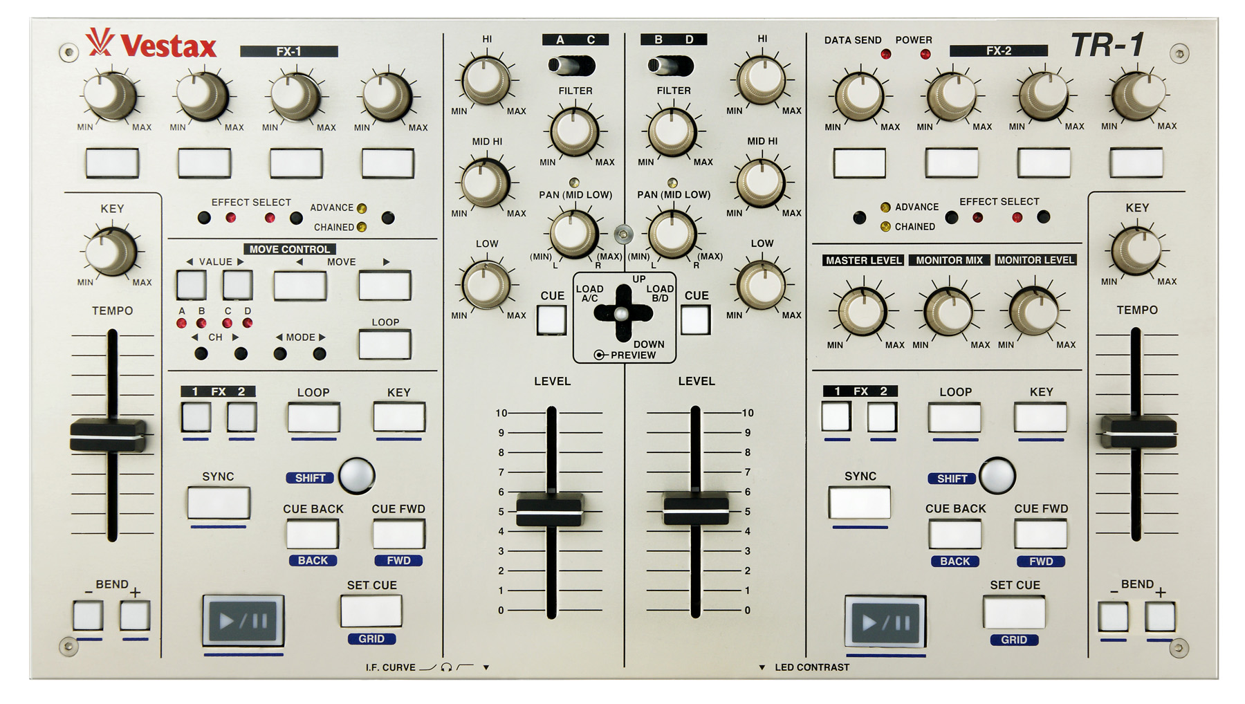 Vestax TR-1 Silver