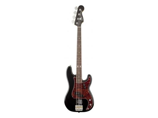 FENDER SQUIER EVA GARDNER PRECISION BASS RW Black