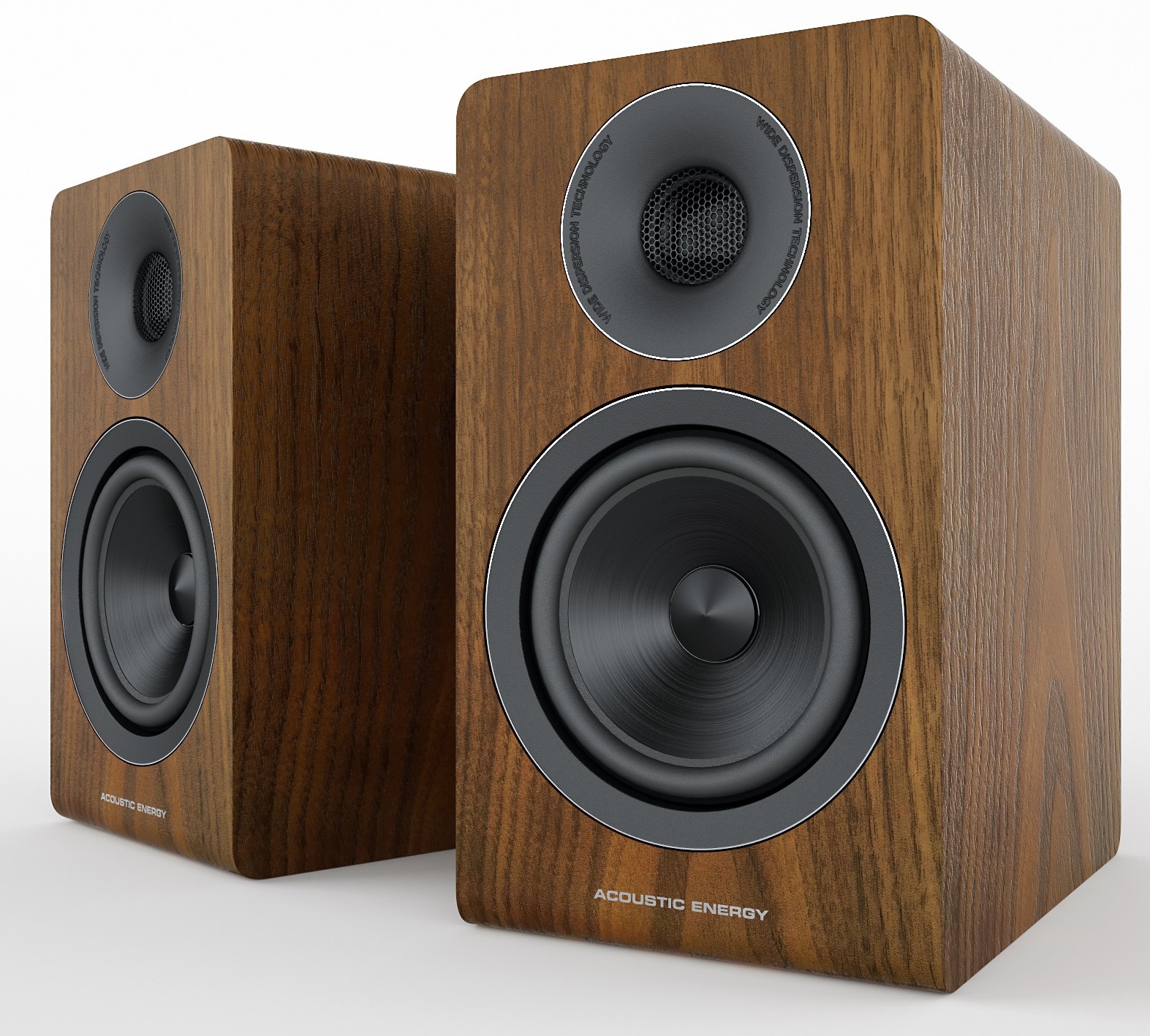 Acoustic Energy AE 300 Walnut wood veneer