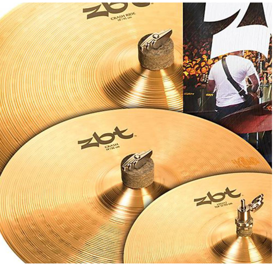 ZILDJIAN ZBT 3 STARTER 2009 BONUS BOX SET, Includes free 14