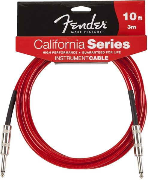 FENDER CALIFORNIA INSTRUMENT CABLE 10 CAR