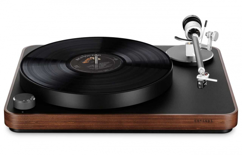 Clearaudio Concept (MC) Black with dark wood (TP066/MC)