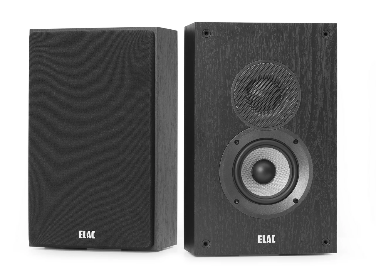 ELAC Debut 2.0 On-Wall DOW42 Black Brushed Vinyl (1шт)