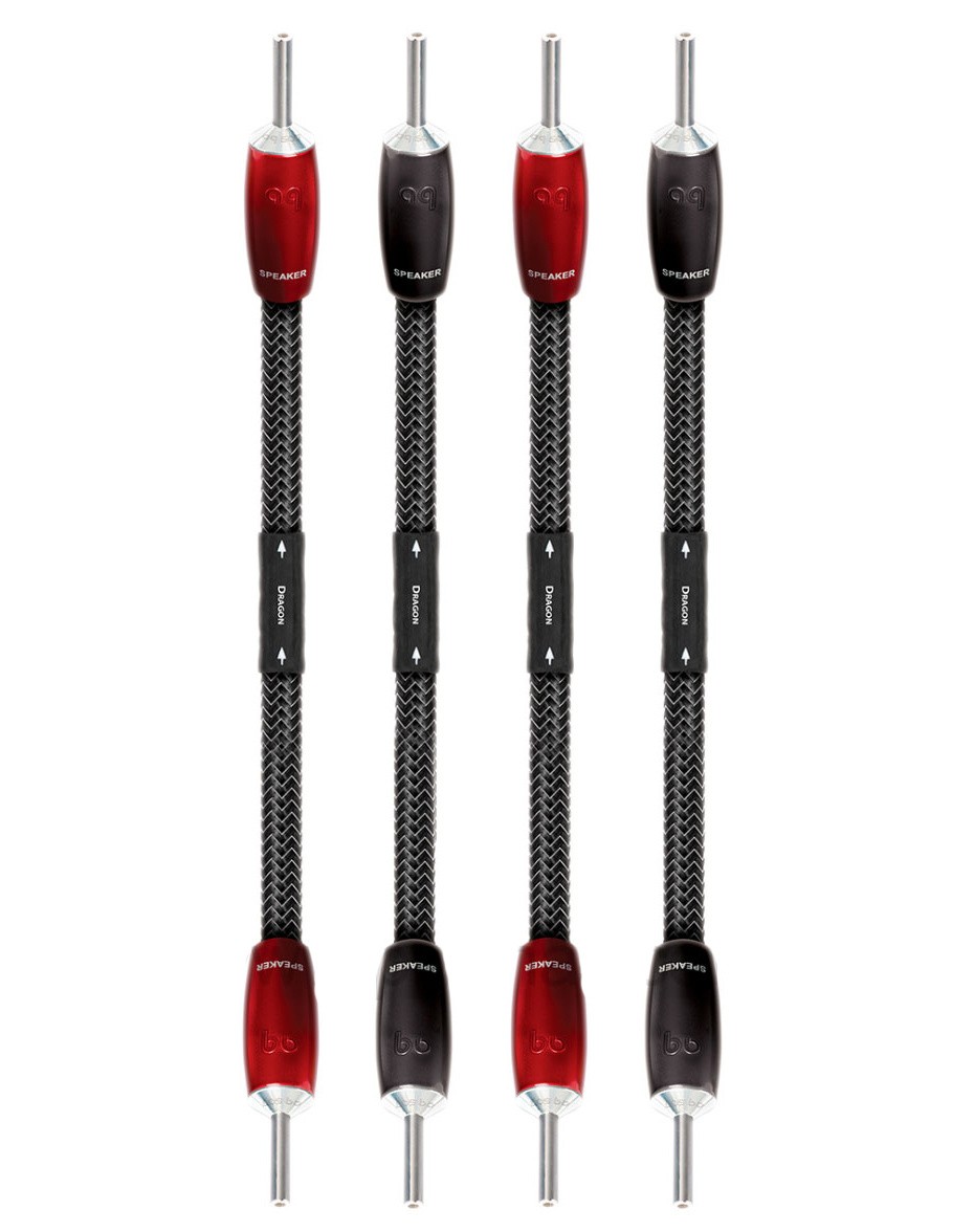 AudioQuest Dragon BiWire Jumpers Banana-Banana 20cm (set of 4)