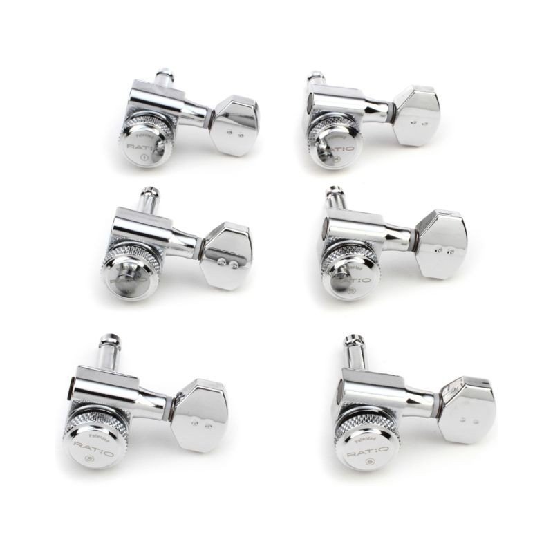 GRAPH TECH PRL-9721-C0 Staggered Electric Locking 6 In-line Chrome 2 Pin