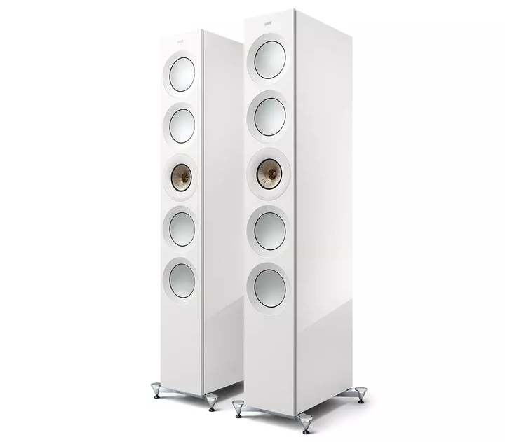 KEF Reference 5 Meta High-Gloss White/Champagne