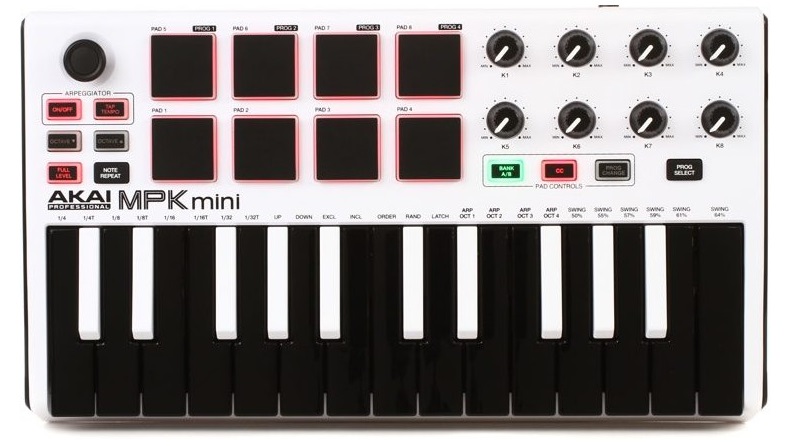 AKAI MPK MINI MK2 WHITE