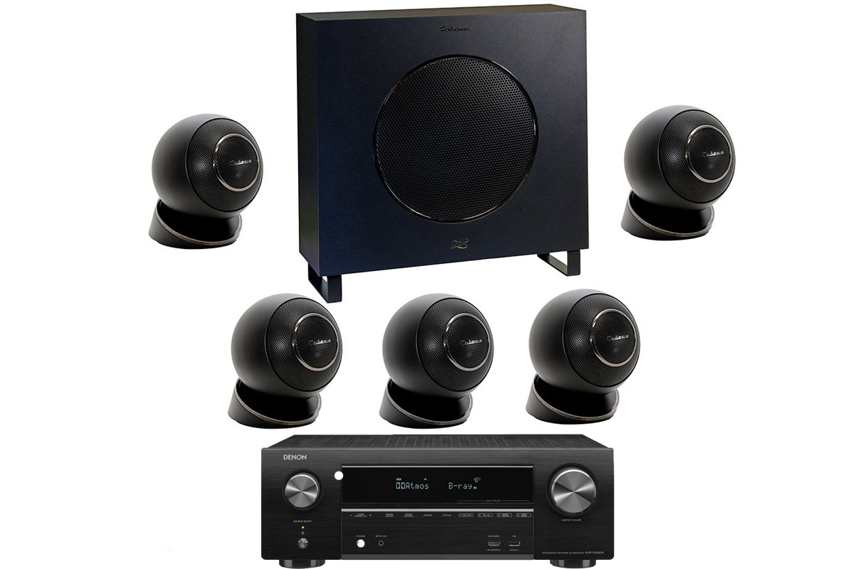 Denon AVR-X1800H (7.2 сh) + set 5.1 Cabasse Eole 4 5.1 System WS Glossy Black