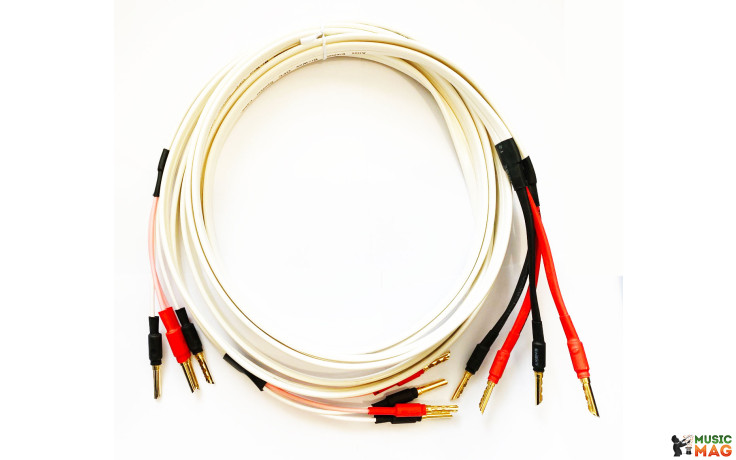 Atlas Element Bi-Wire с бананами Z Gold plugs - 2 х 2м