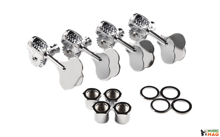 FENDER DELUXE "F" STAMP BASS TUNING MACHINE SET - LEFT-HANDED