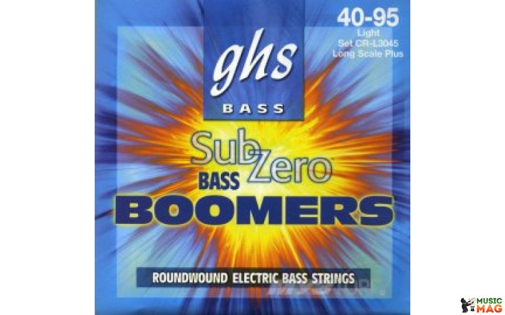 GHS STRINGS SUB-ZERO BOOMERS BASS SET