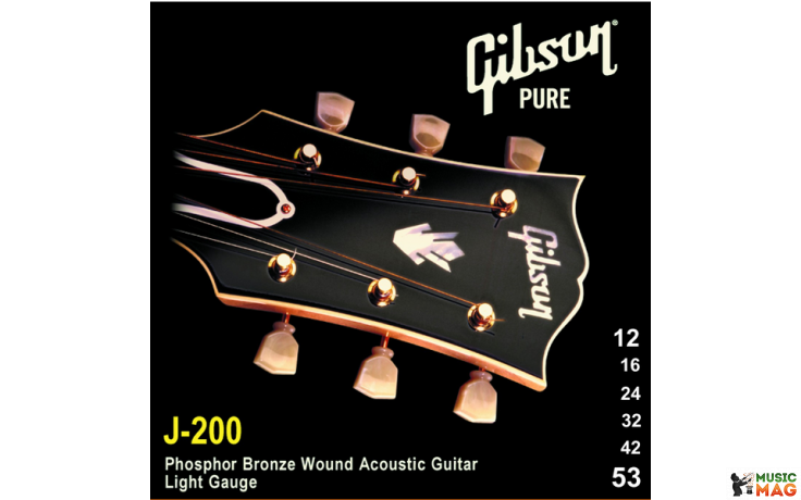 Gibson SAG-J200L PREMIUM PHOS BRONZE .012-.053