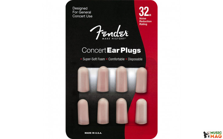 FENDER CONCERT FOAM EAR PLUGS