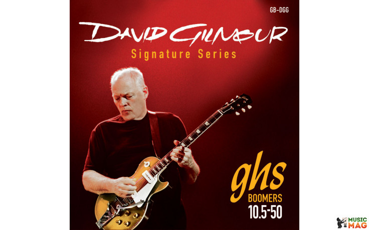 GHS STRINGS DAVID GILMOUR RED SIGNATURE