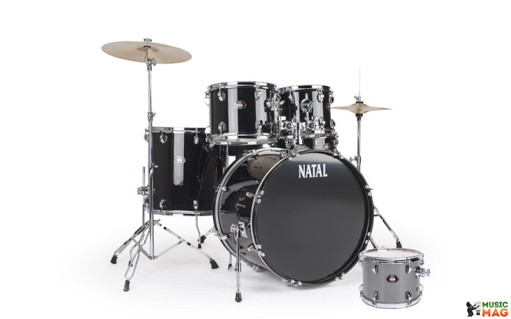 NATAL DRUMS DNA ROCK DRUM KIT SILVER HARDWARE PACK