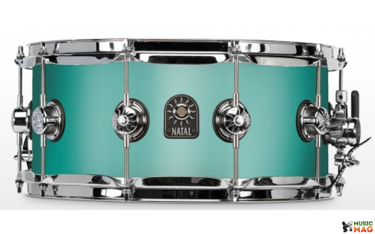 NATAL DRUMS CAFE RACER SNARE 14x6.5 SEA FOAM GREEN