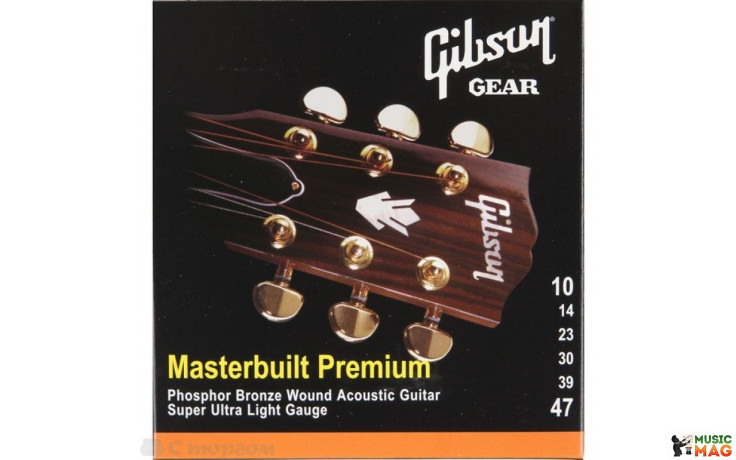 Gibson SAG-MB10 MASTERBUILT PHOSPHOR BRONZE .010-.047