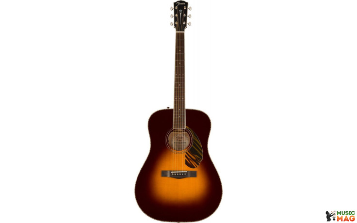 FENDER PD-220E DREADNOUGHT WITH CASE 3-COLOR VINTAGE SUNBURST